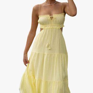 Yellow Maxi Sundress